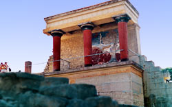 Ruine des Palastes von Knossos