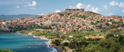 Blick auf Mytilene