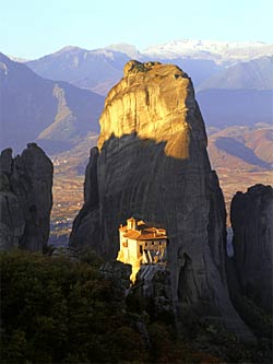 Meteora mit Kloster Agios Nikolaos Anapavsas