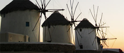 Windm�hlen auf Mykonos