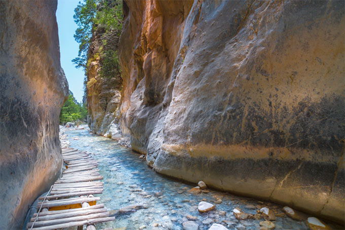 In der Samaria Schlucht