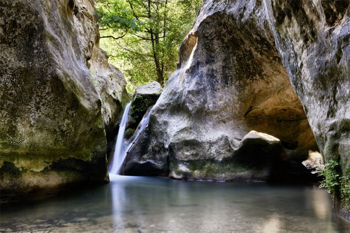 Potami Wasserfälle auf Samos